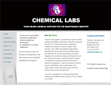 Tablet Screenshot of chemicallabs.com